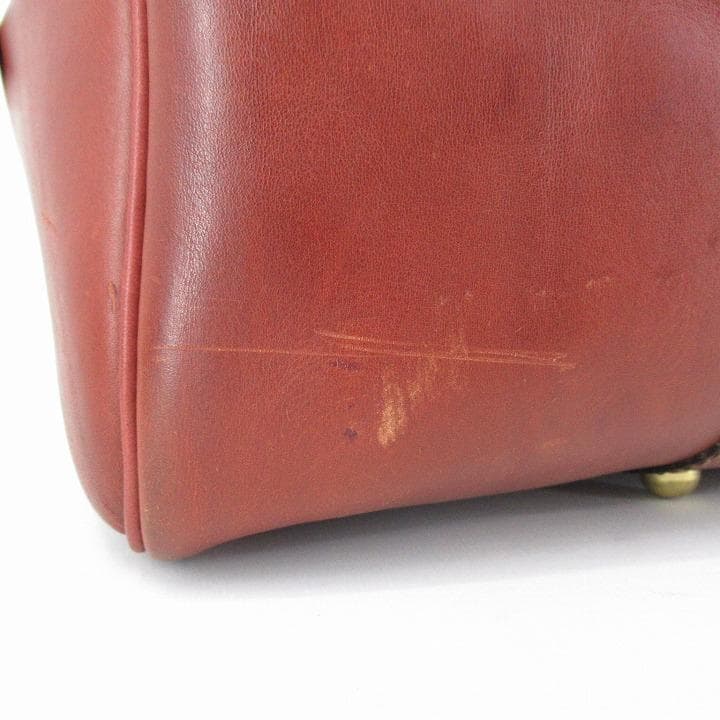 HERZ ヘルツ ボストンバッグ 40周年記念 レザー 本革 ブラウン