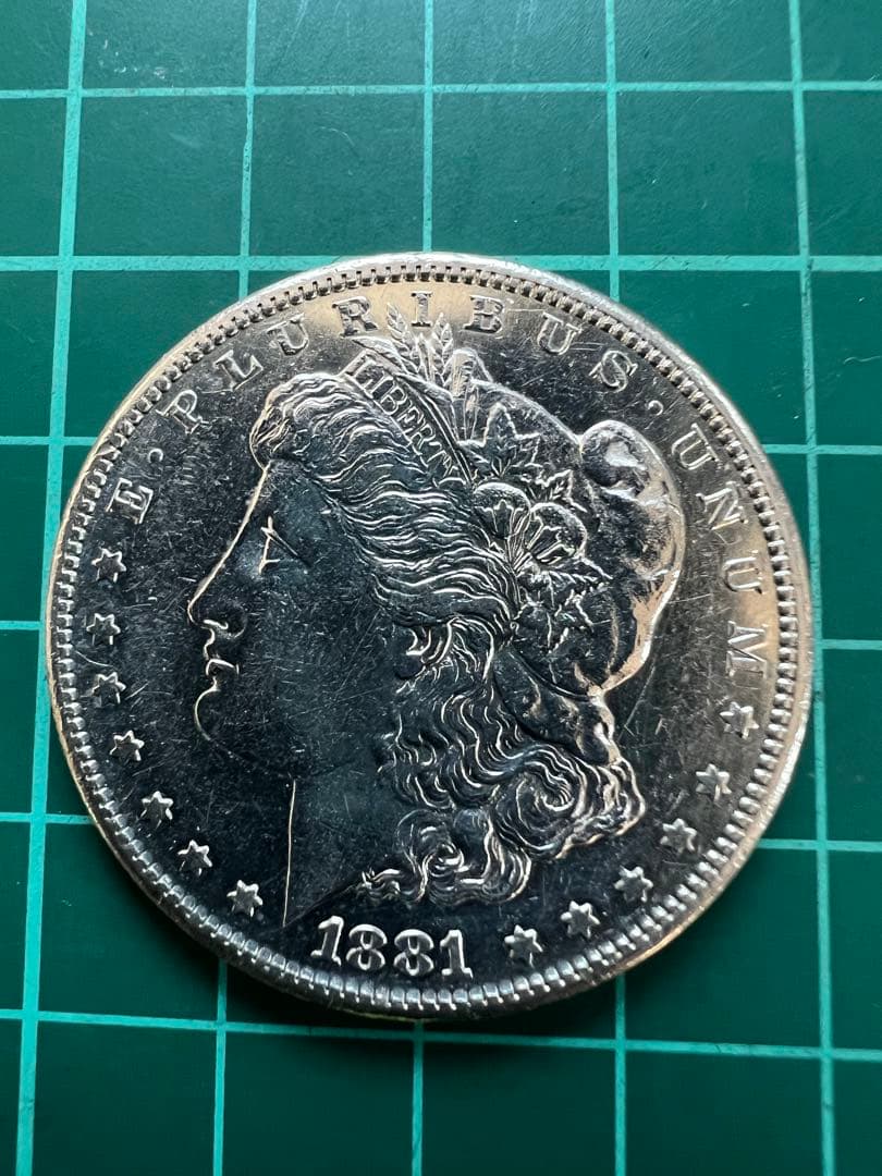 外国銀貨　アメリカモルガン1D銀貨 1881S