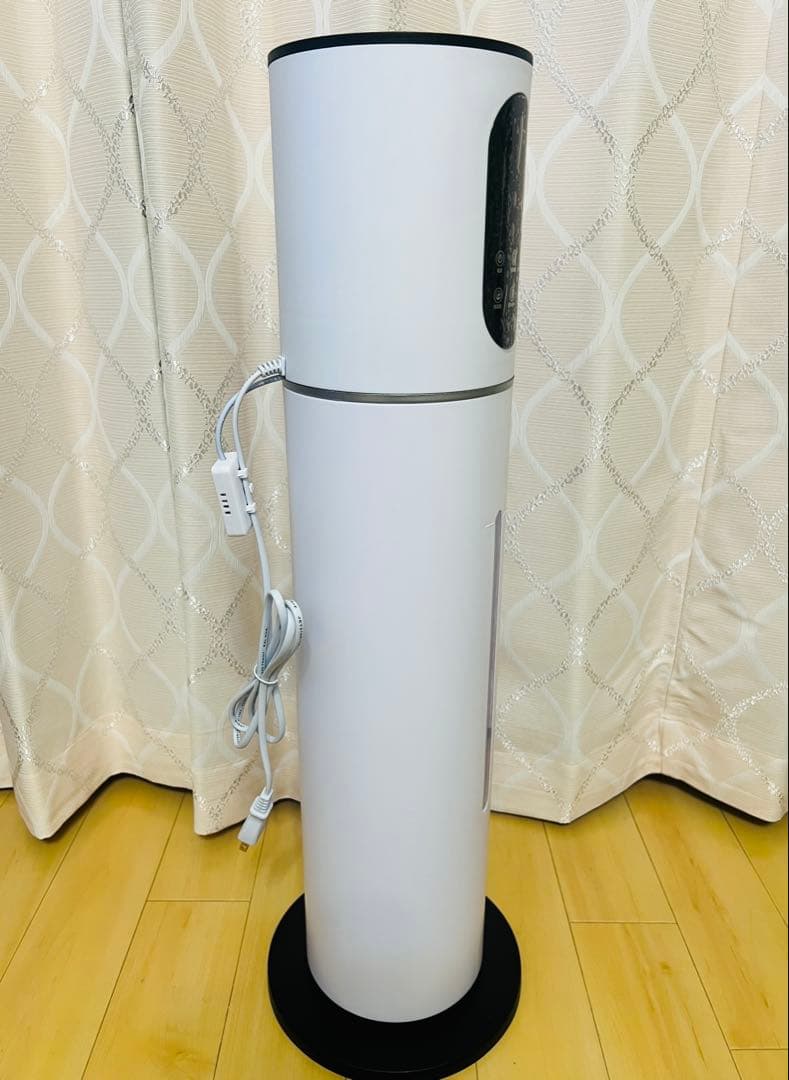 【スタイリッシュ加湿器】水漏れなし＆8L超大容量、ホワイト AC電源