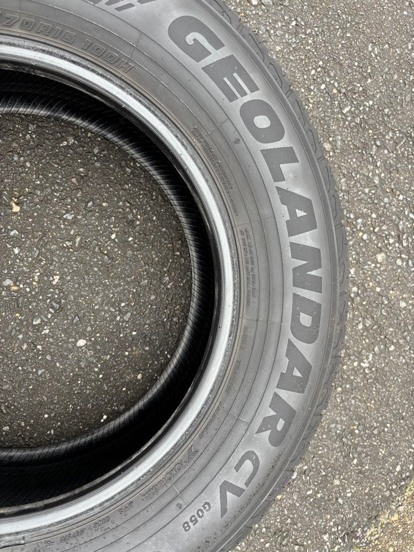 215/70R16 ヨコハマ ジオランダCV G058 サマータイヤ2本セット