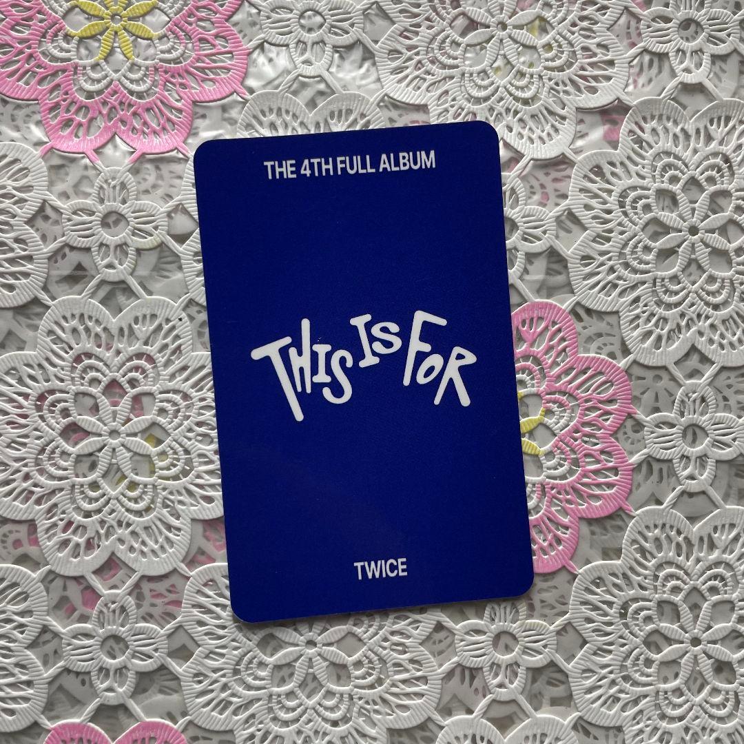 TWICE THIS IS FOR 事前収録 限定 トレカ サナ