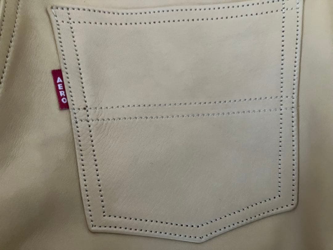 Aero Leather 馬革　レザーパンツ　サイズ32
