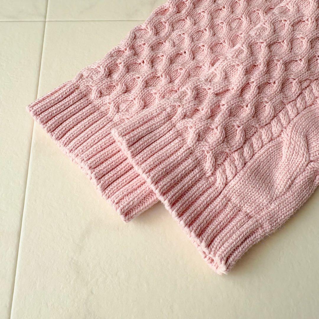美品✨《DEMY BY DEMYLEE》ケーブル　コットン　ニットカーディガン
