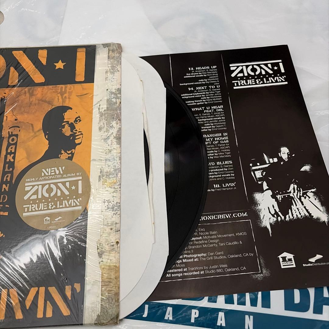 洋楽 ZION I TRUE & LIVIN' LP