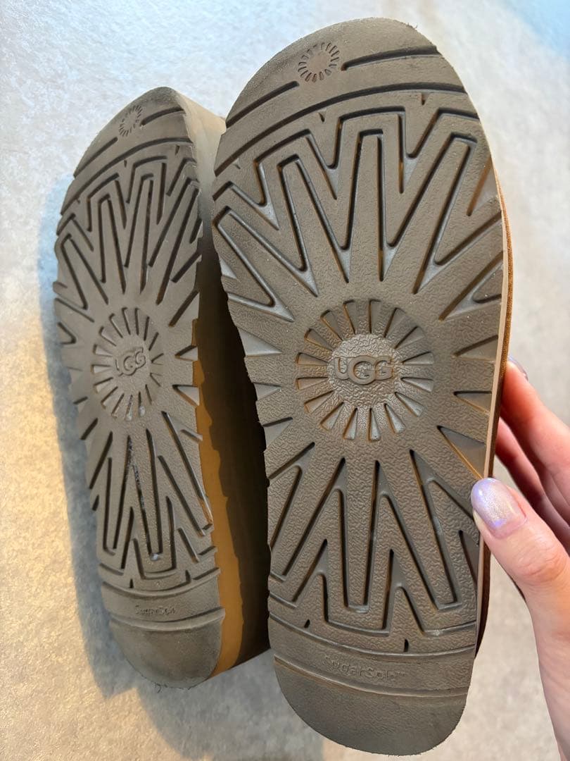 UGG 厚底ムートンブーツ クラシック ウルトラ ミニ プラットフォーム
