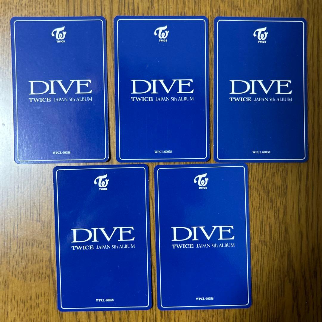 TWICE DIVE ソロ盤 MINA盤 ミナ盤 トレカ コンプ
