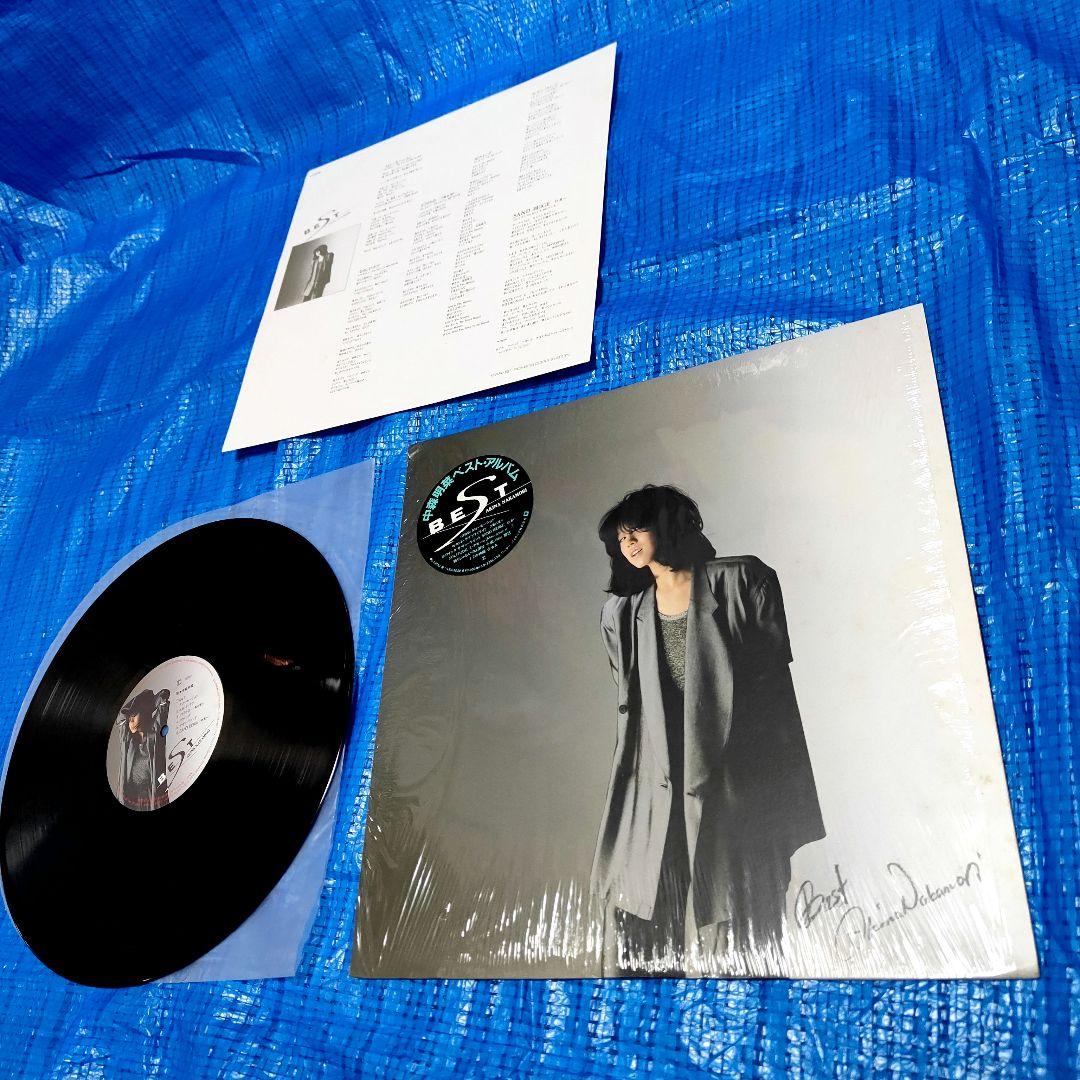 中森明菜　ベスト　LPレコード