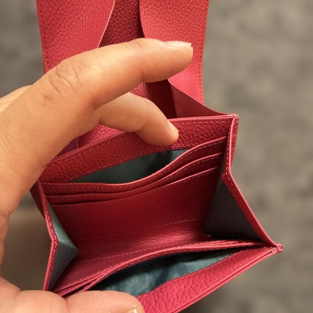 ATAO ロトロ マゼンタ 二つ折り財布