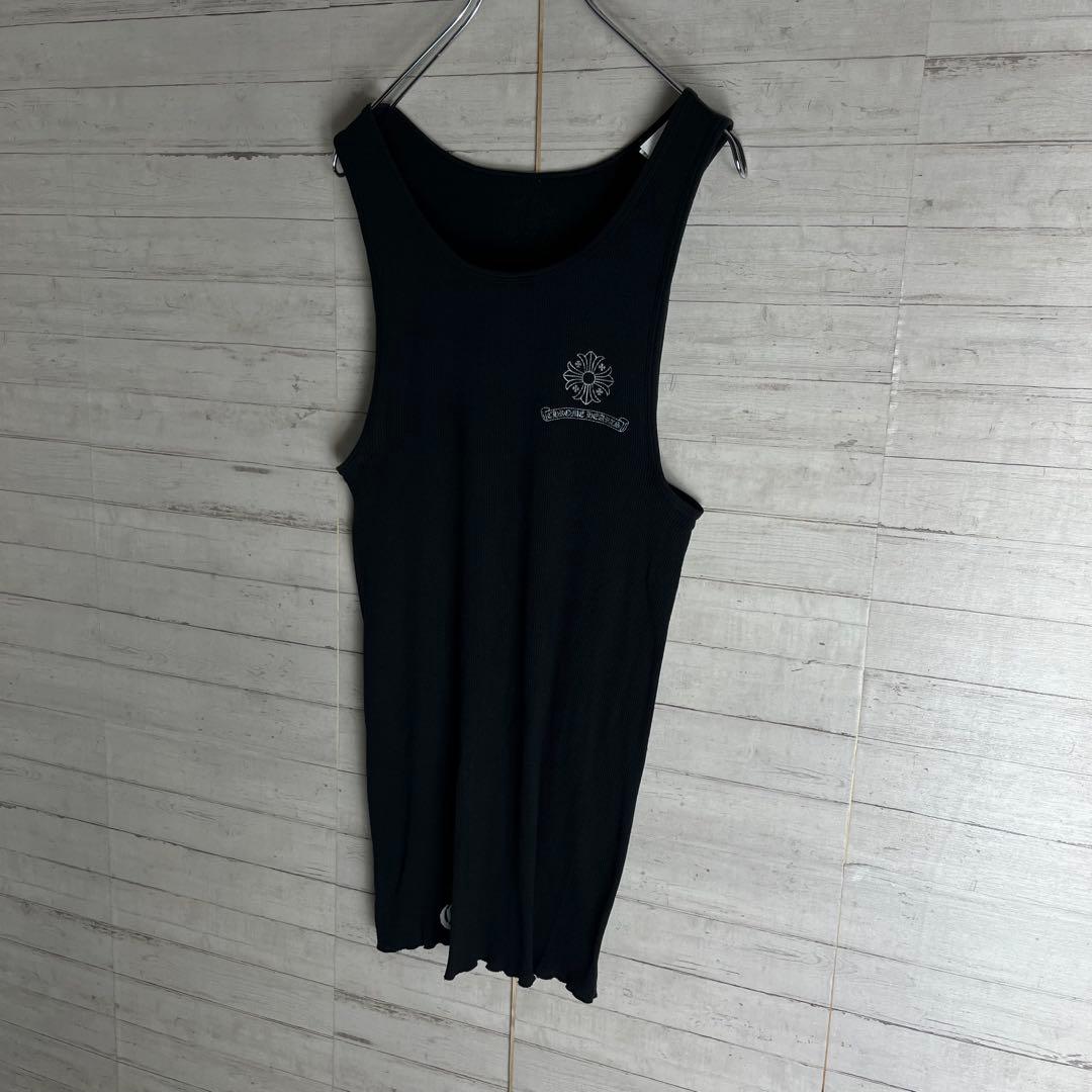 【最高デザイン】 クロムハーツ クロス ロゴ入り 希少サイズ XL タンクトップ