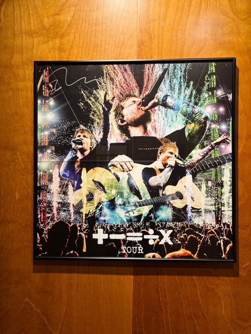 ど*ん様 エドシーラン Ed Sheeran ライブ 2枚組　CD サイン入 ポ