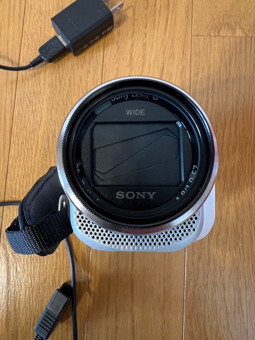 美品 SONY ソニー HDR-CX680 ホワイト ビデオカメラ ハンディカム