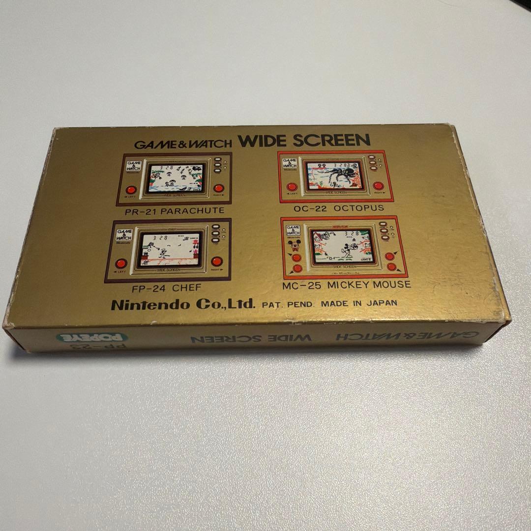 任天堂 ゲーム＆ウォッチ ワイドスクリーン　ポパイ PP-23