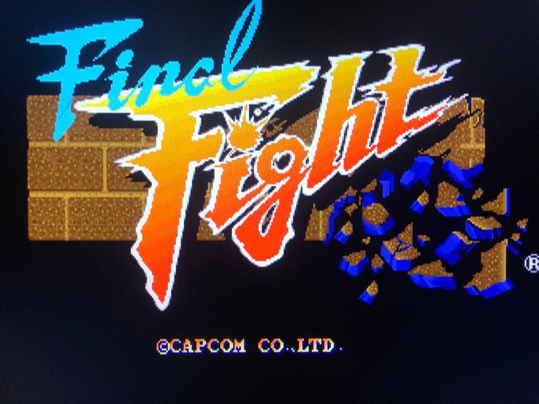状態良好！CAPCOM ファイナルファイト x68000