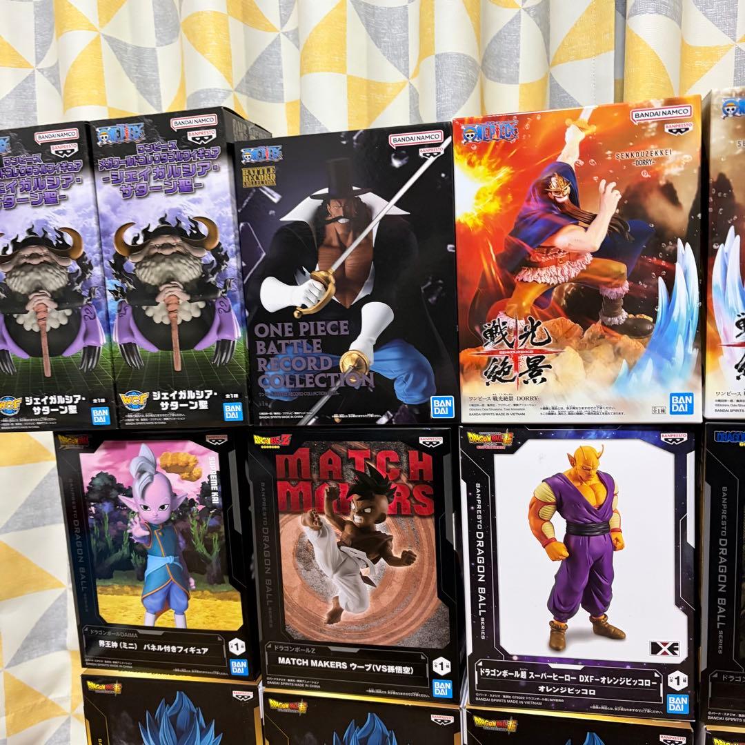プライズフィギュア まとめ売り ドラゴンボール ワンピース 16体　未開封