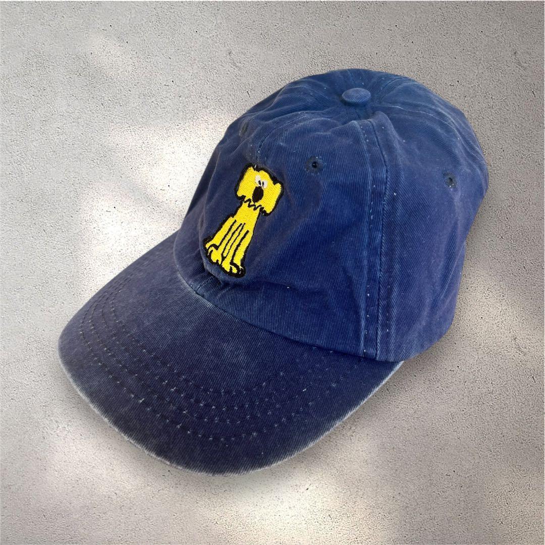 新品【IDEA】Roobarb & Custard フェード加工ネイビーキャップ