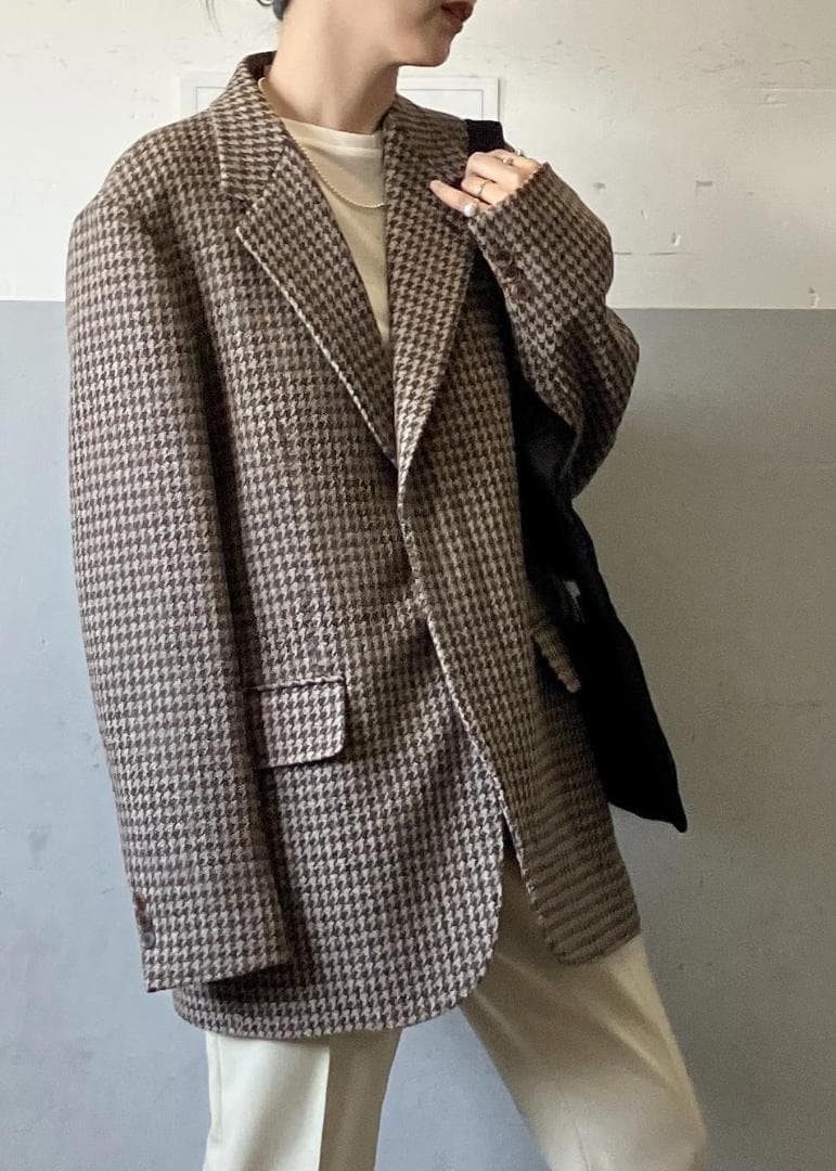 あ*お様 23AW AURALEE BRITISH WOOL TWEED JAC