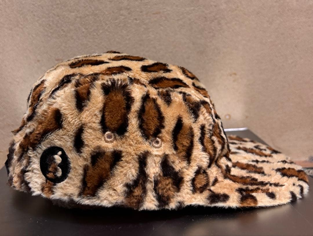 Supreme×good enoughコラボキャップ　レオパード柄