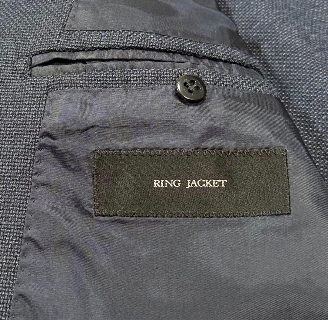 ringjacket ウール/シルクジャケット　size50
