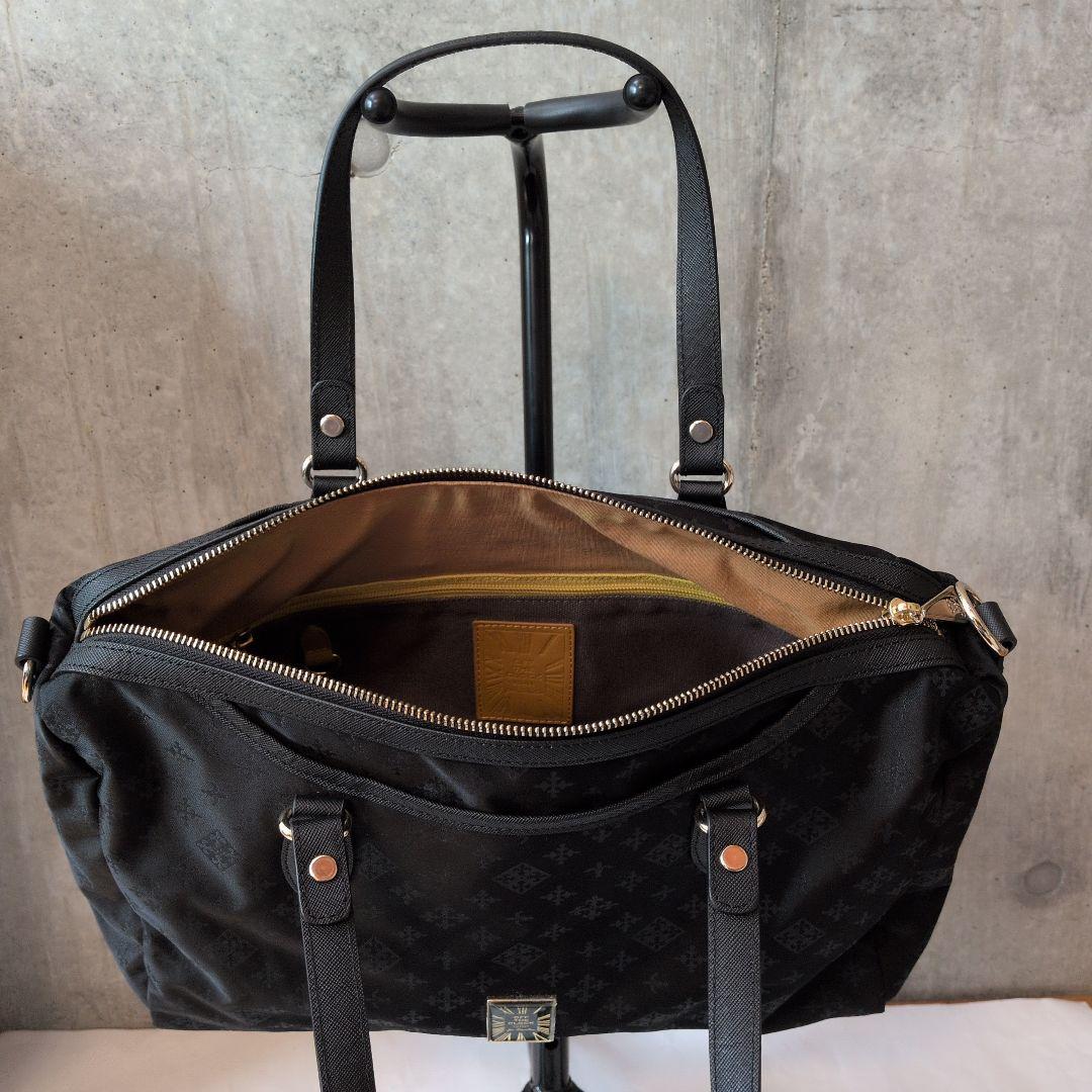 russet　ラシット　トラベル用ボストンバック　ブラック　ショルダーベルト付