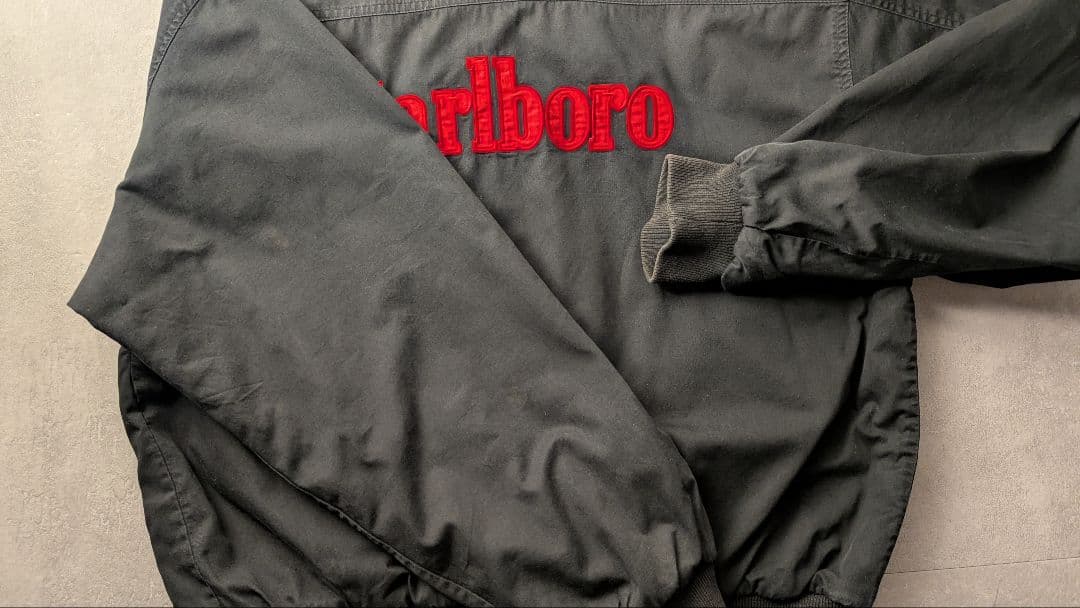 ゴ*ス様 【希少美品】OLD Marlboro/ リバーシブル/ MA-1/ L