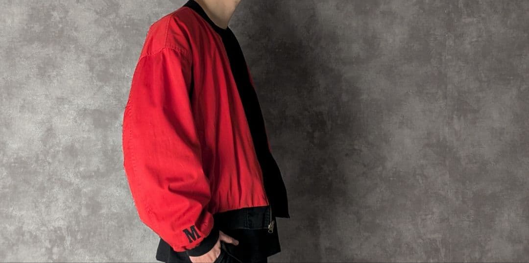ゴ*ス様 【希少美品】OLD Marlboro/ リバーシブル/ MA-1/ L