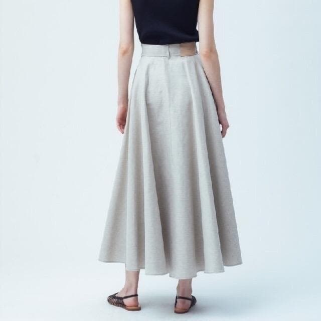 ebure コットン ワイド スカート 22ss 定価53800 N997