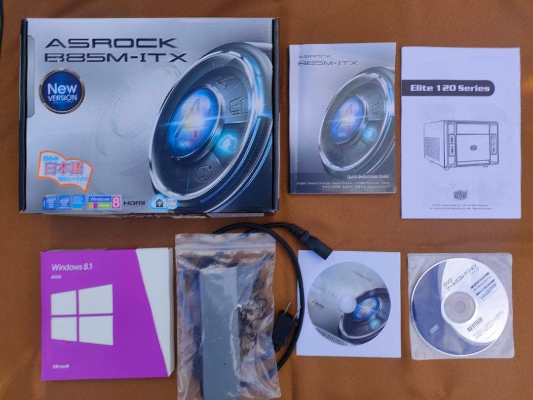 【ジャンク】ASRock B85M-ITX　デスクトップPC （DVD故障!）