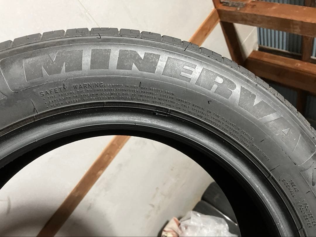 送料無料！2023年バリ山！ミネルバ175/65R15 コンパクトカー