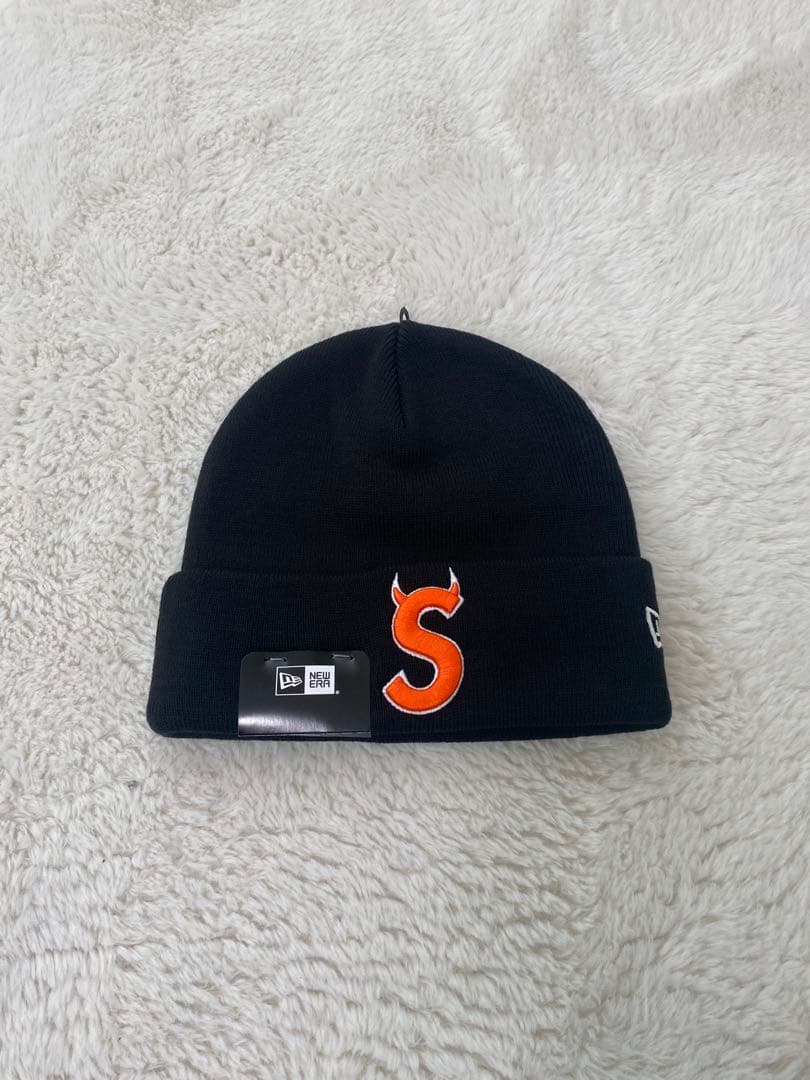 帽子 Supreme NewEra Devil S Logo Beanie Black