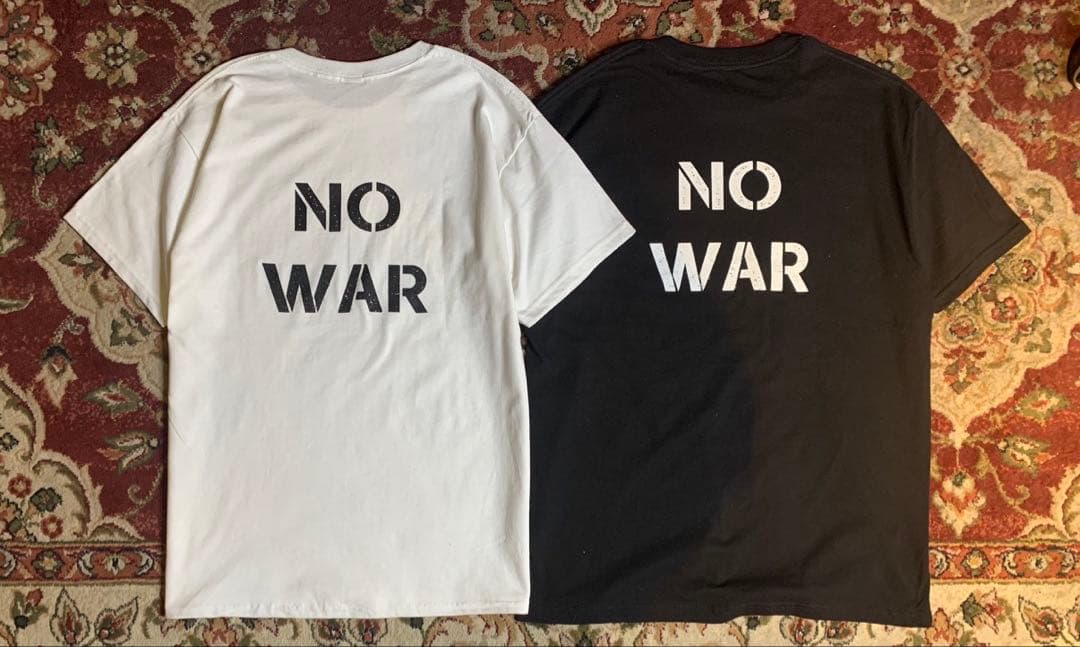 The BONES JESSE着　heiwa donation tee
