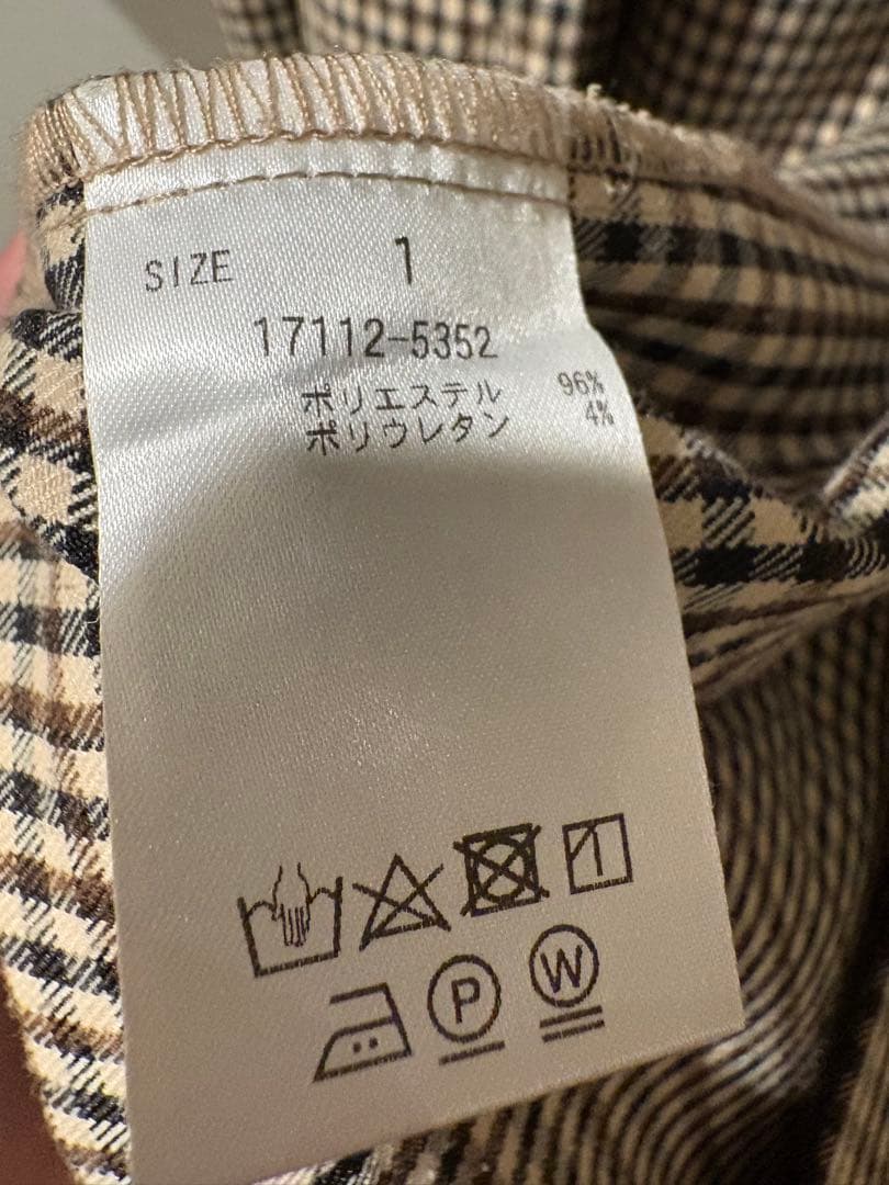 ジャケット・アウター CLANE POWERSHOULDER CHECK SHIRT ONEPIECE