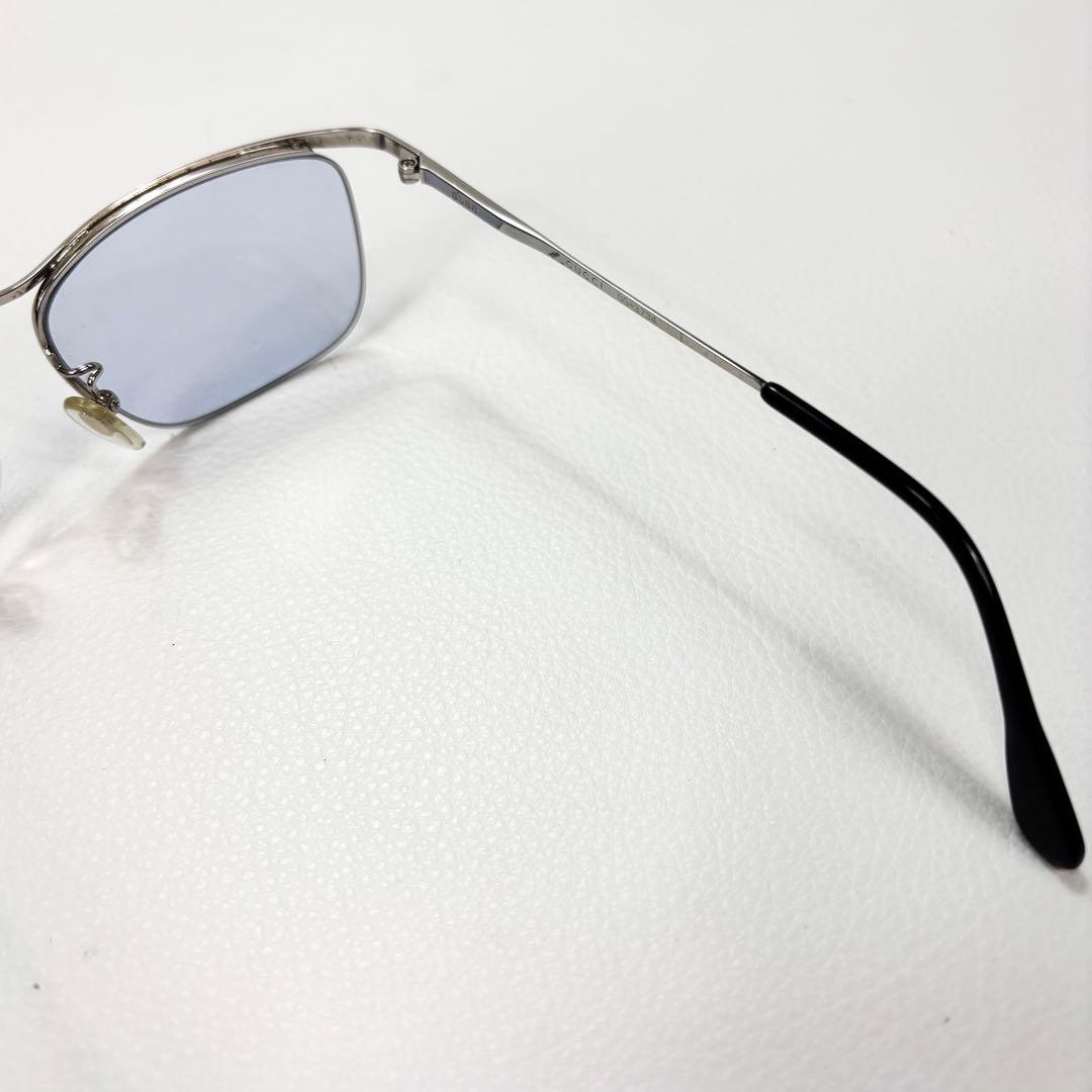 GUCCI サングラス リムレス ブルーレンズ メタルフレーム