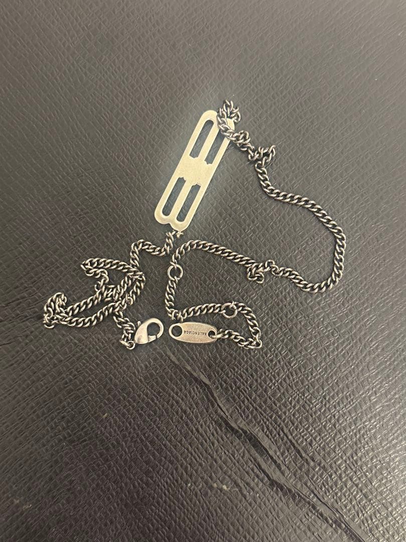 BALENCIAGA ネックレスBB ICON ネックレスアンティーク調シルバー