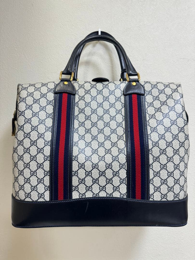 【希少】GUCCI グッチ シェリーライン 大型ハンドバッグ