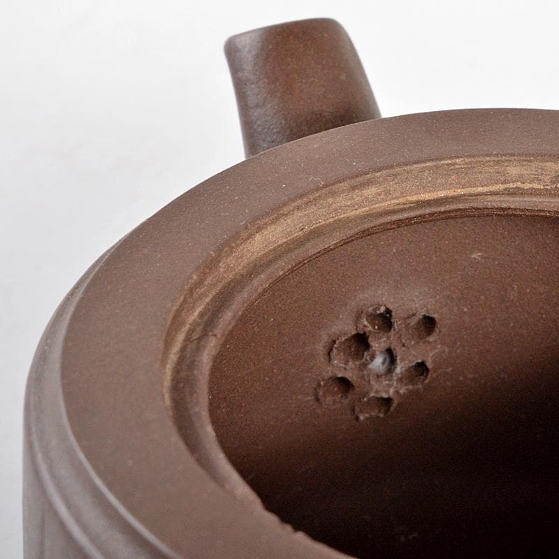 中国　紫砂　朱泥　急須　茶壷　在銘　C　R5694