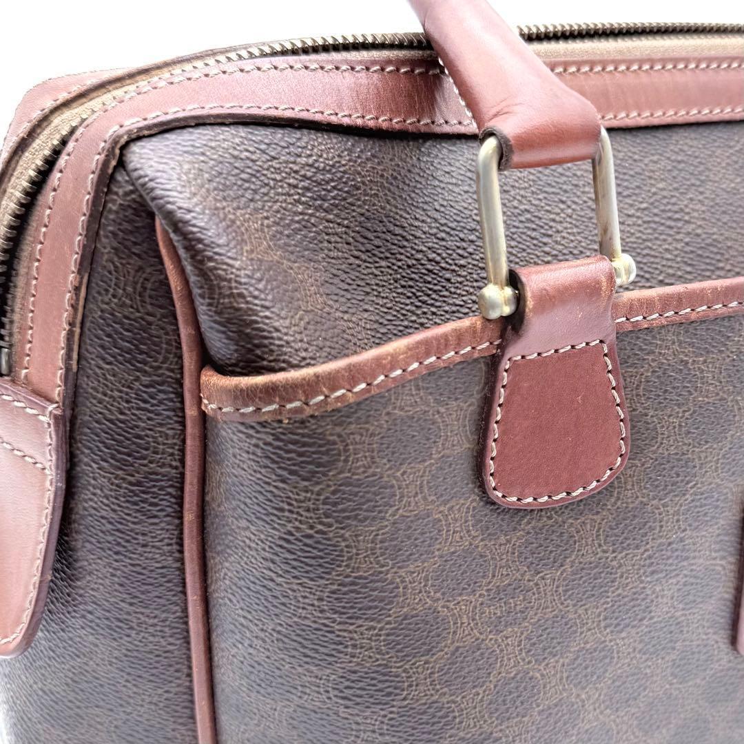 CELINE セリーヌ　マカダム　トリオンフ　ミニボストンバッグ　ハンドバッグ