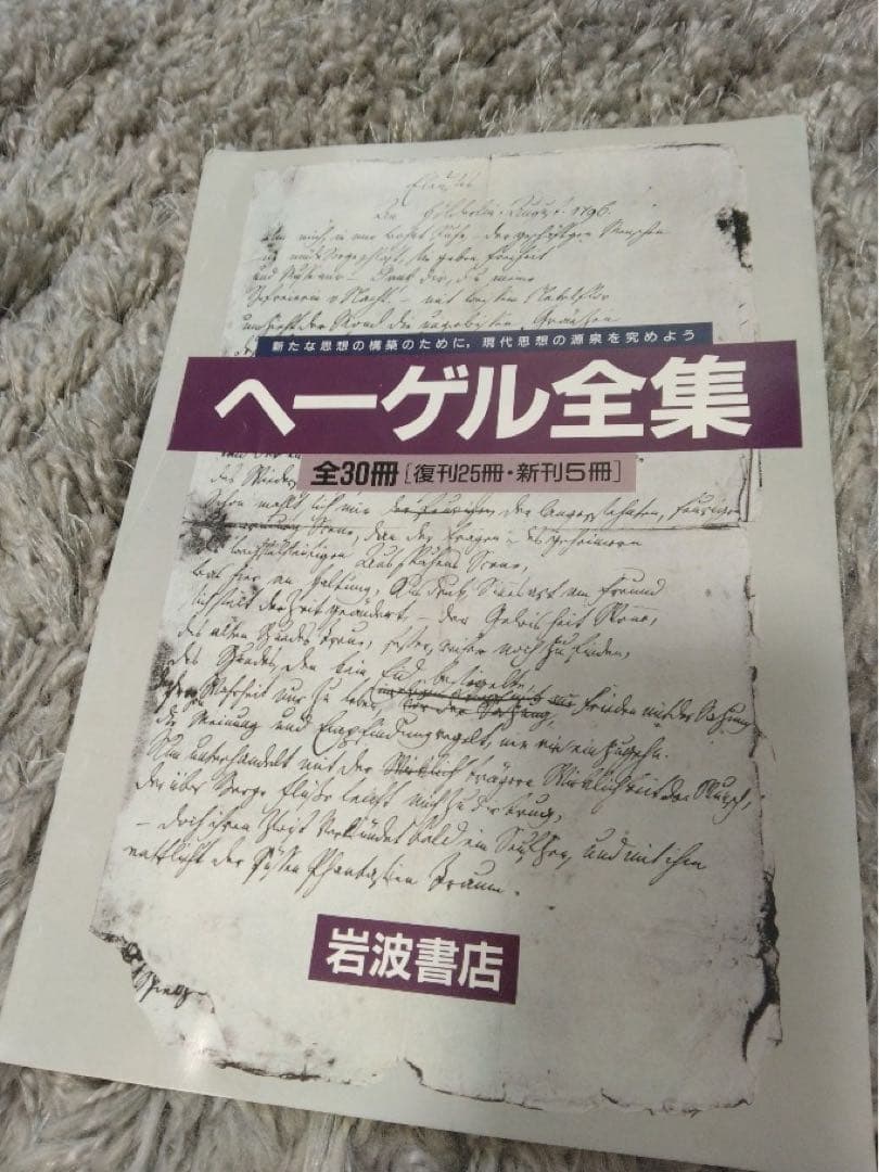 岩波書店 ヘーゲル全集