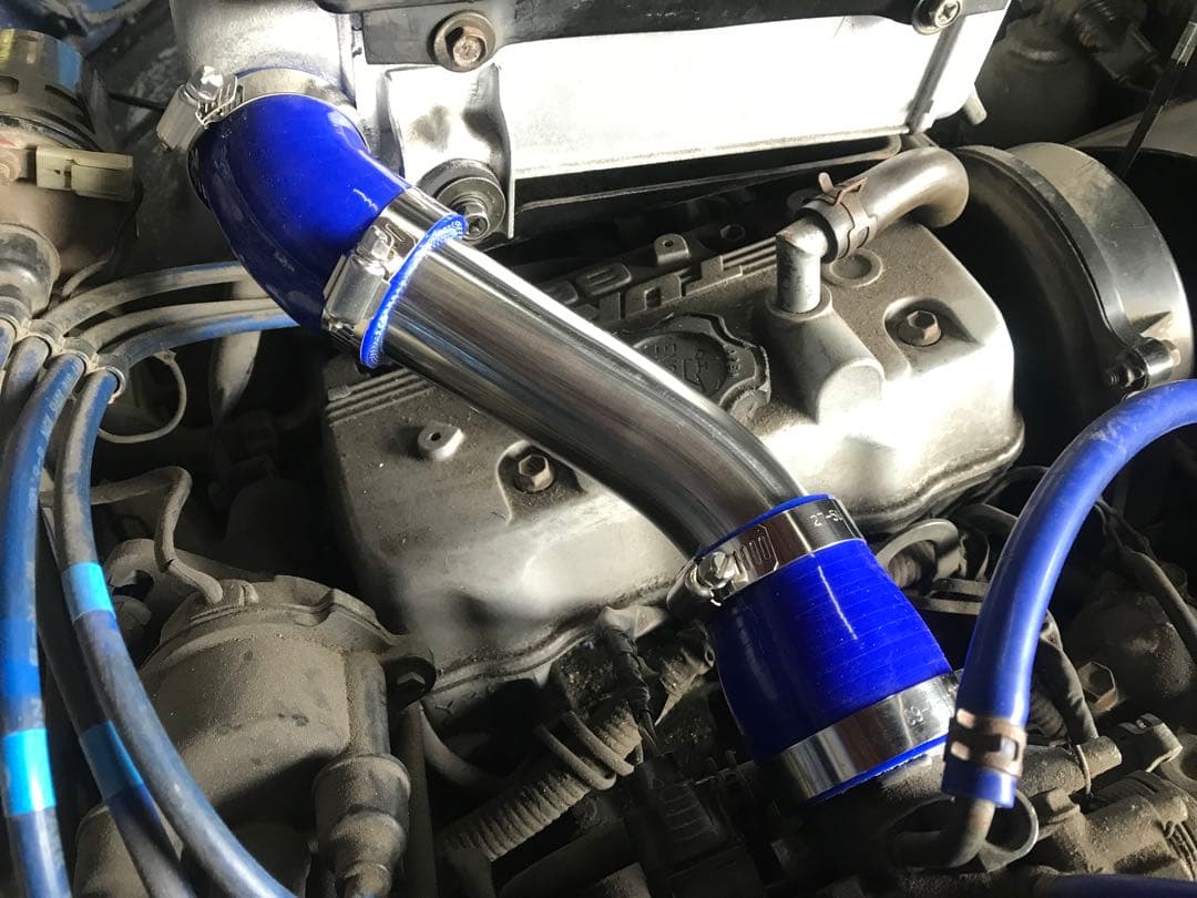 ジムニー JA11 バイパスターボパイプ ステンレス製 Ver.BLUE