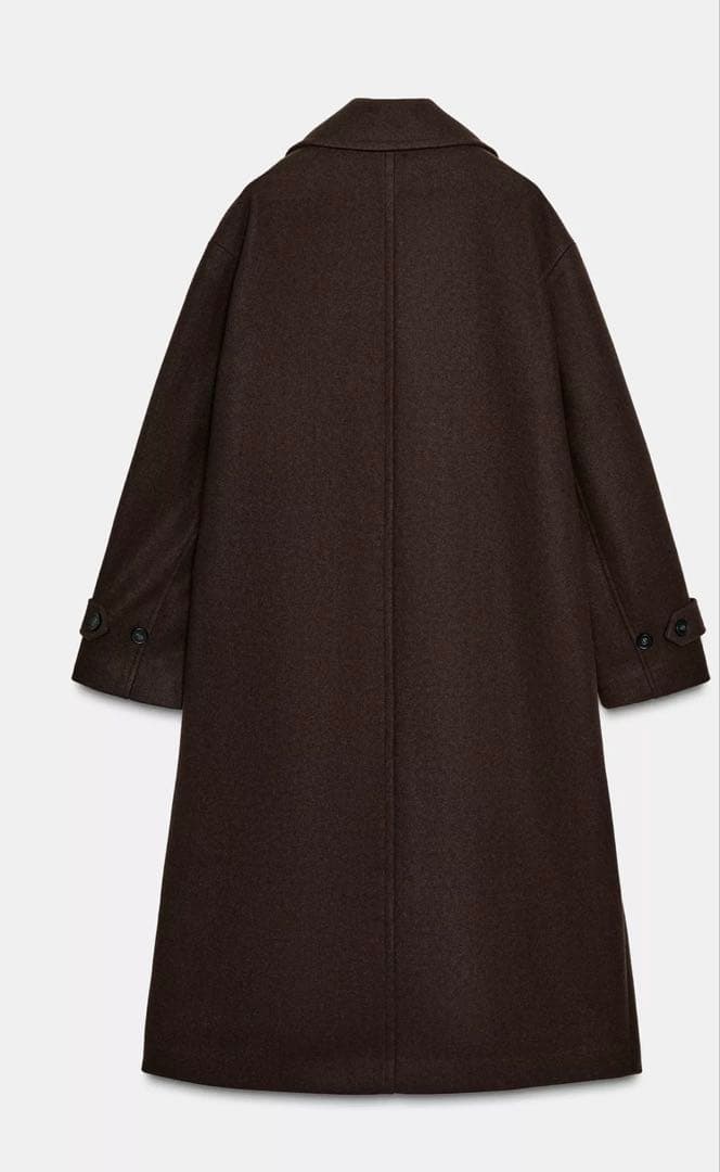 y*u様 ZARA ソフトオーバーサイズコート　ブラウンコート
