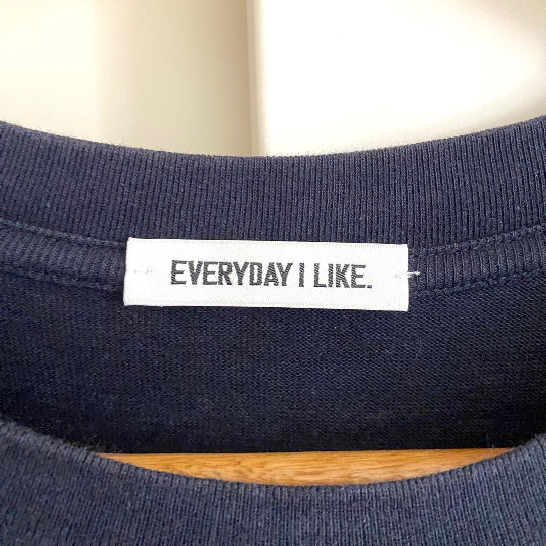 Deuxieme Classe EVERYDAY I LIKE Tネイビー 美品