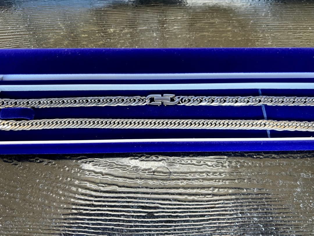 純チタン 6面 トリプル 喜平 ネックレス 50cm とてもおしゃれです！