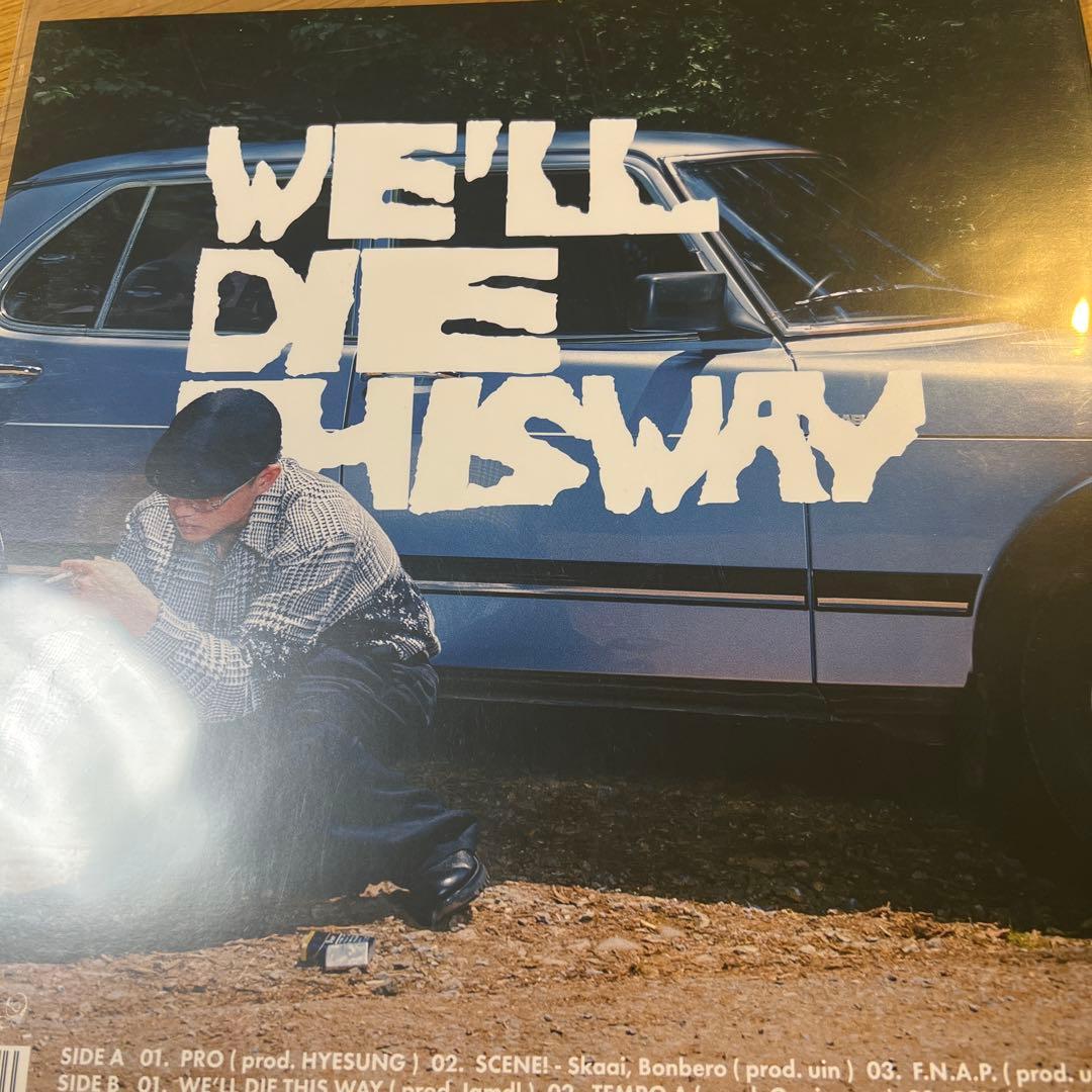 新品未使用WE'LL DIE THIS WAY 12\" Skaaiレコード