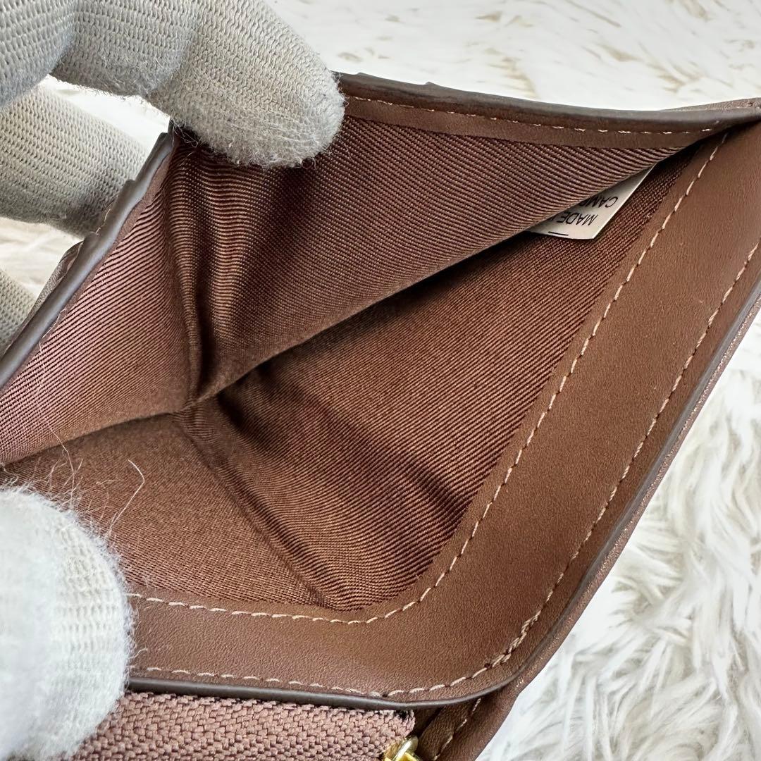 未使用級✨トリーバーチ キルティング 二つ折り財布 ゴールド金具 小銭入れ