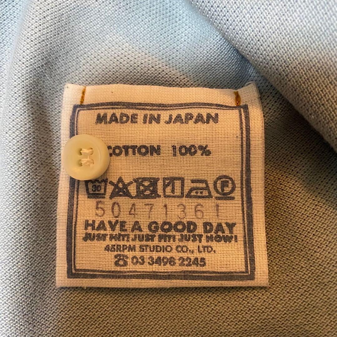 45R ポロシャツ　スーピマカノコの33色908ローファー　ポロ　半袖