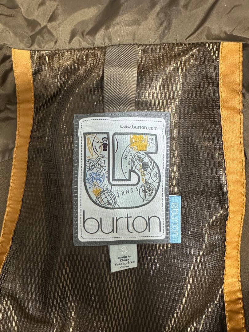 Burton スノーボードジャケット Sサイズ オリーブ/ベージュ