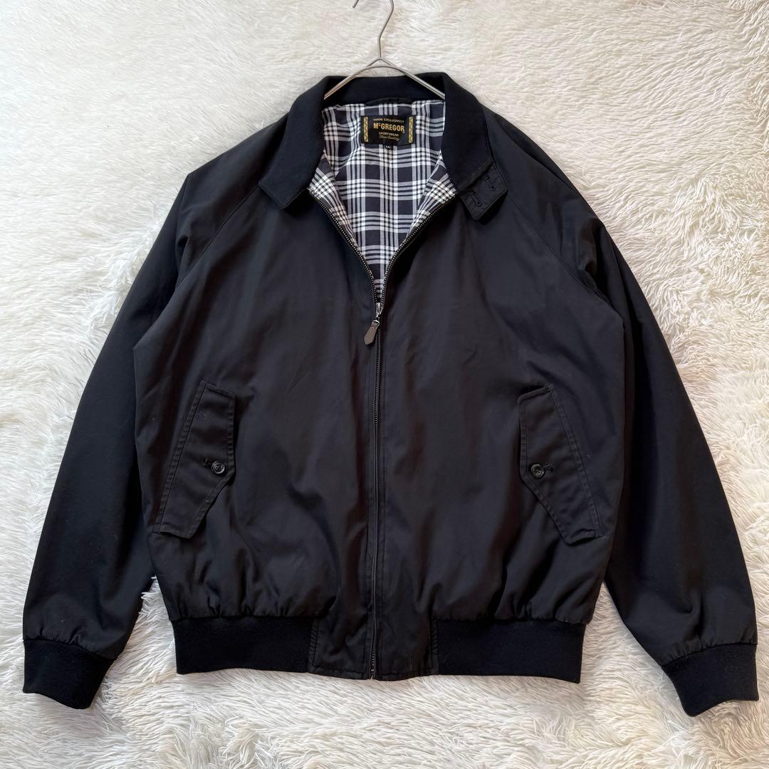 McGREGOR ハリントンジャケット スイングトップ G９ 短丈 XL 黒