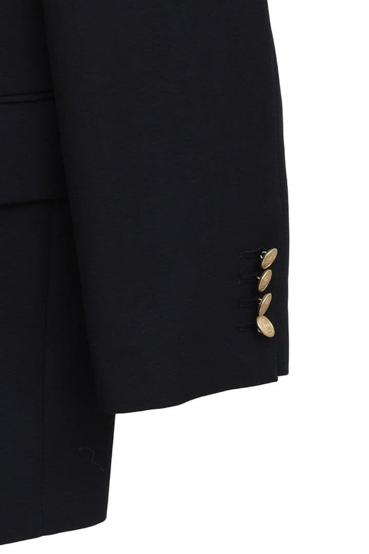 【yu】OVER SHOULDER GOLD BUTTON BLAZER