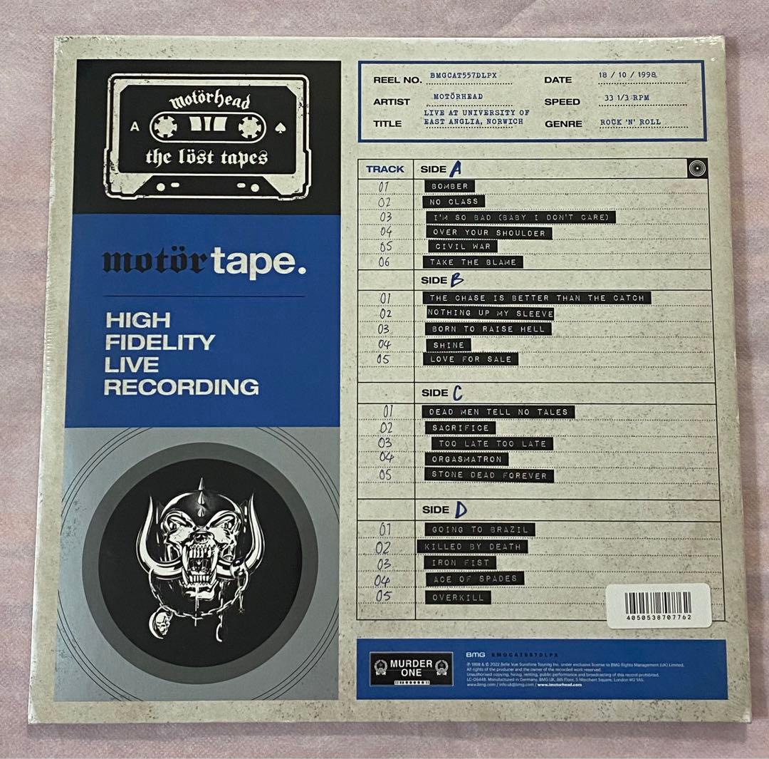 Motörhead the lost tapes Live　2LP 未開封
