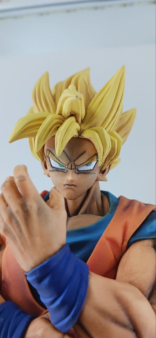 一番くじ ドラゴンボール メモリーズ A賞 超サイヤ人 孫悟空 リペイント品！