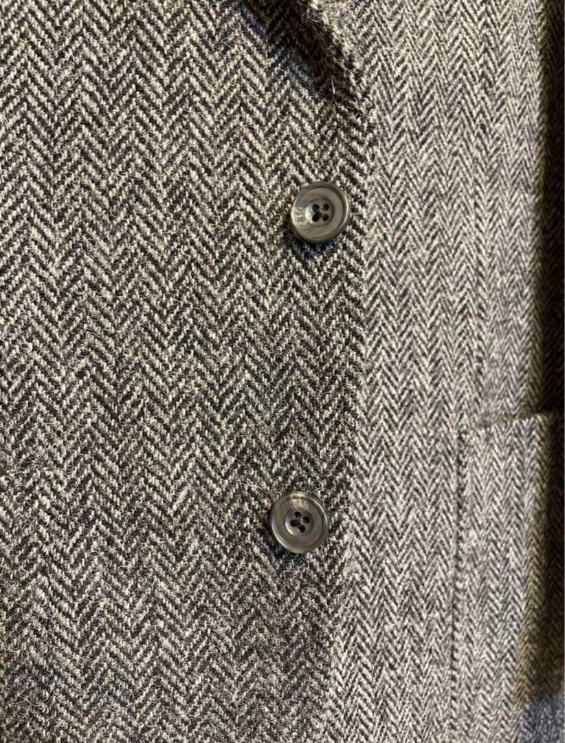 【SALE‼️】Harris Tweed ヘリンボーン テーラードジャケット　L